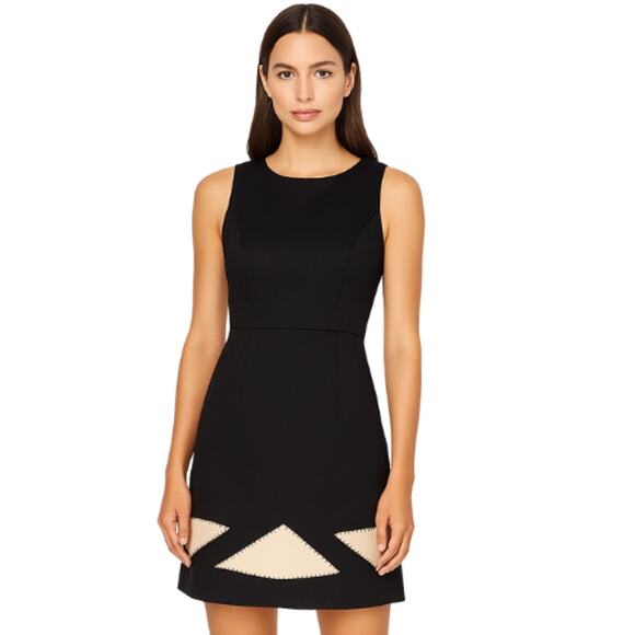 Carlisle Black and Ivory Midi Dress – EUC Size 6 - Picture 1 of 2